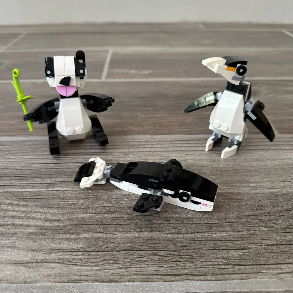Lego Creator Panda Bear Whale Penguin